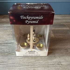 SAICO Original Erzgebirge German Table Pyramid Christmas Decor Traditional